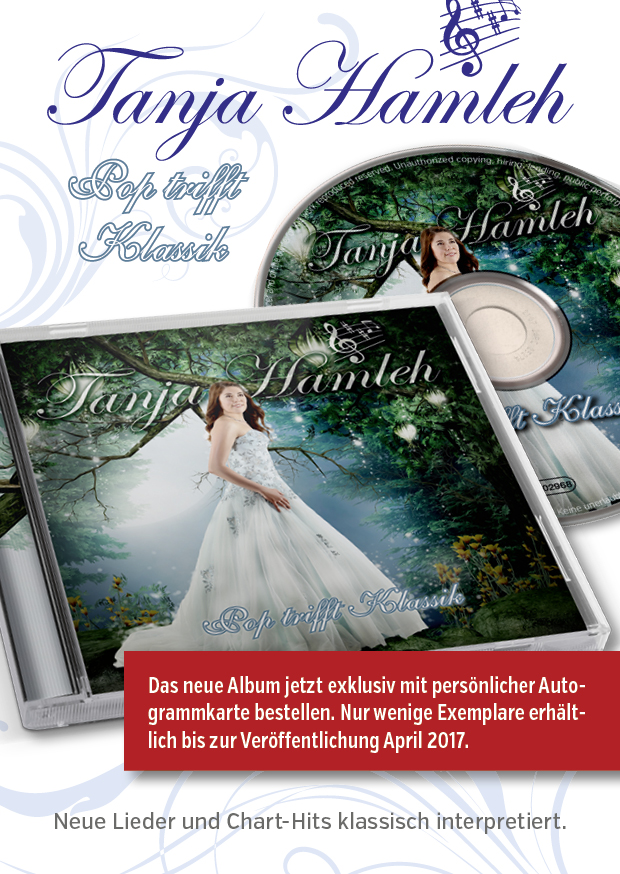 Tanja Hamleh - Albumflyer - "Pop trifft Klassik"